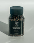 Medium Brown Silicone Line Aluminum Bead